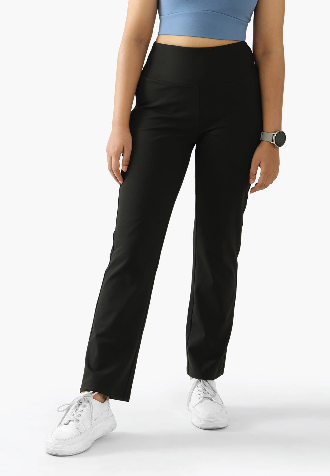 Straight trousers - Black - Ladies | H&M IN